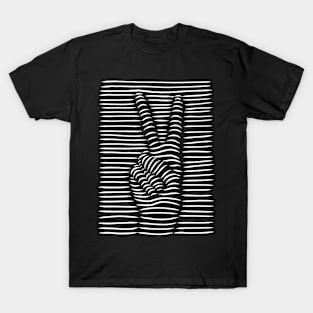 3D Peace Sign T-Shirt